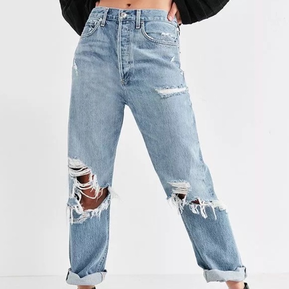 agolde 90s fit in fall out